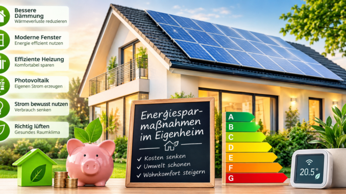 Energiesparmaßnahmen im Eigenheim