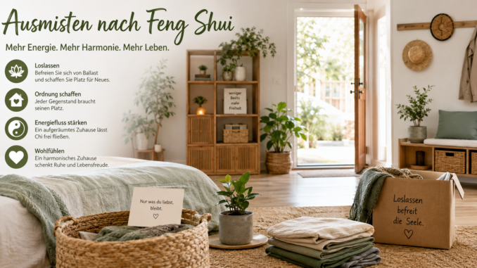 Ausmisten nach Feng Shui