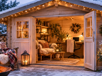 Gartenhaus im Winter nutzen