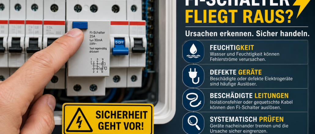 FI-Schalter fliegt raus