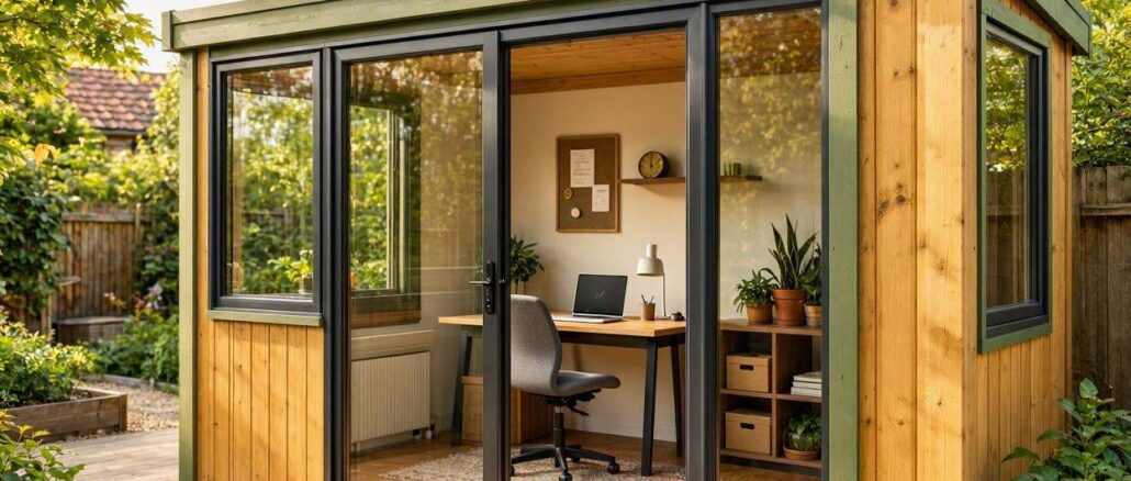 Gartenhaus als Büro nutzen