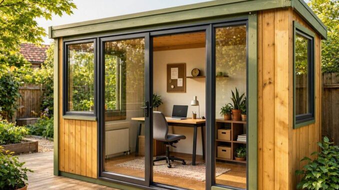 Gartenhaus als Büro nutzen